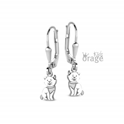 OORBELLEN ORAGE KIDS ZILVER OORRINGEN K1808