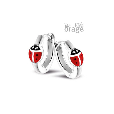 ORAGE KIDS ZILVER OORRINGEN K2634