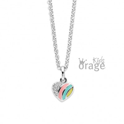 Orage Kids Zilver ketting met hanger K2676