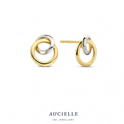 18 Kt. OORSTEKERS  AE0030L