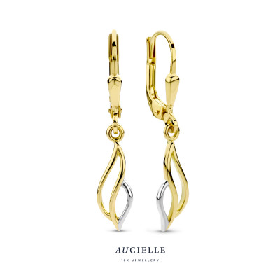 18 Kt. OORHANGERS AE0038L