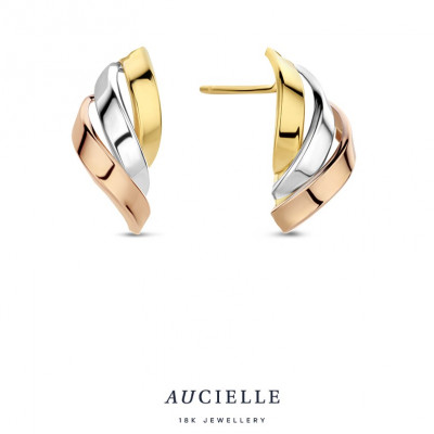18 Kt. OORSTEKERS  AE0167L