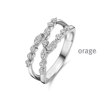 Orage Dames ring zilver BA059