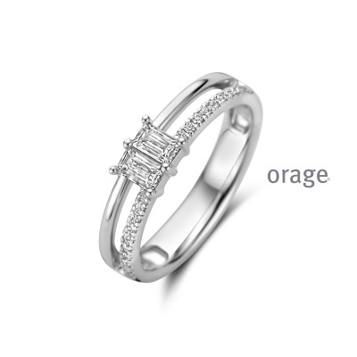 Orage Dames ring zilver BA003