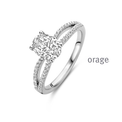 Orage Dames ring zilver BA032