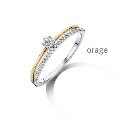 Orage Dames ring zilver BA105