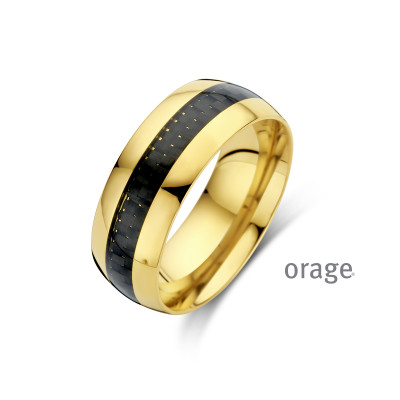 Orage Heren ring staal BA183