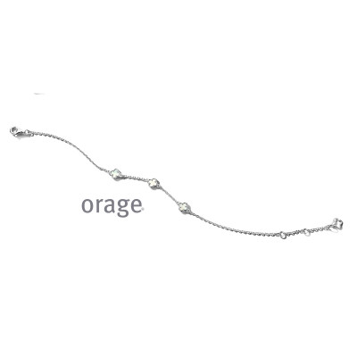 Orage Armband in zilver BA134