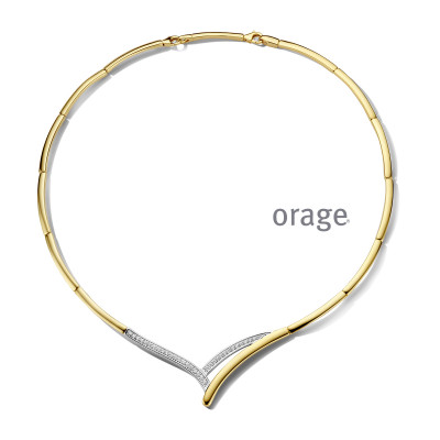 Orage PLAQUE COLLIER BA079/45cm.