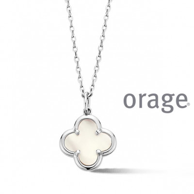 Orage Zilver ketting BA130/45cm.