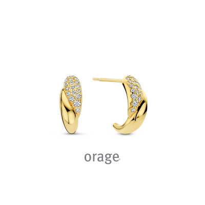 Orage Oorringen in plaque BA041