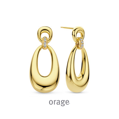 Orage Oorringen in plaque BA045