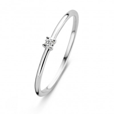 18 karaat ring met briljant GR4039WB