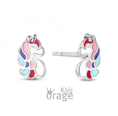 OORBELLEN ORAGE KIDS ZILVER OORRINGEN K2708