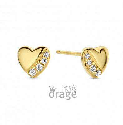 OORBELLEN ORAGE KIDS vergulde OORRINGEN K2757
