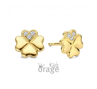 OORBELLEN ORAGE KIDS vergulde OORRINGEN K2771
