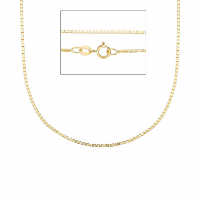18 karaat huis juwelen Schakelketting square 50CM.