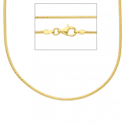 18 karaat huis juwelen Schakelketting franco 45CM. ref.152271