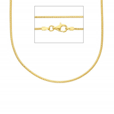 18 karaat huis juwelen Schakelketting franco 42CM. ref.108017