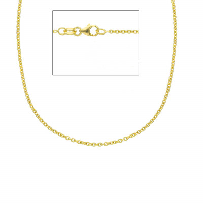 18 karaat huis juwelen Schakelketting forza 42CM.