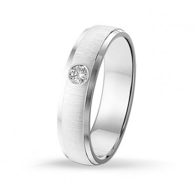 Tresor zilver ring R528Z 5mm.