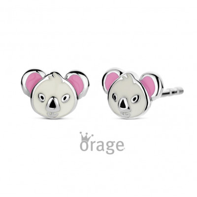 OORBELLEN ORAGE KIDS ZILVER OORRINGEN K3008