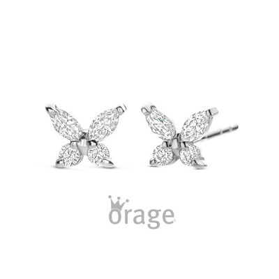 OORBELLEN ORAGE KIDS ZILVER OORRINGEN K2904