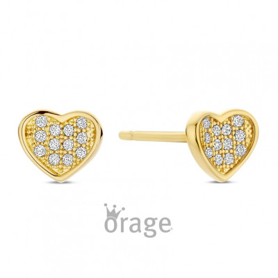 OORBELLEN ORAGE KIDS vergulde OORRINGEN K2909