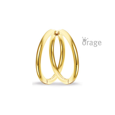 Orage creolen in staal K2829 20mm. Orage creolen in staal K2829 20mm.