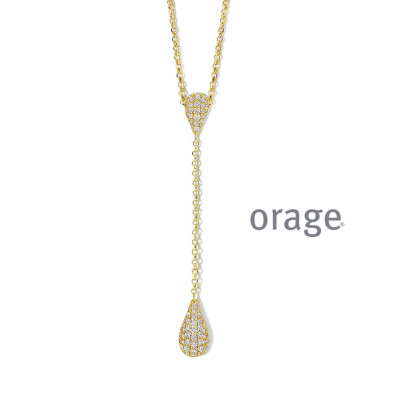Orage PLAQUE ketting BA211/50cm.