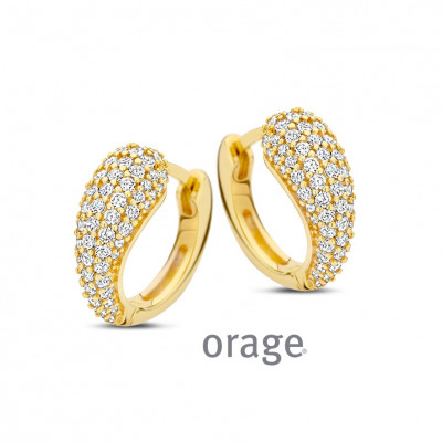 Orage Oorringen in plaque BA214