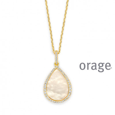 Orage PLAQUE ketting BA333/45cm.
