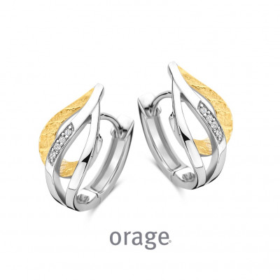 Orage Oorringen in ZILVER BA325
