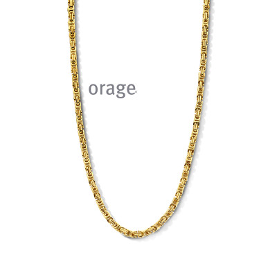 Orage Heren ketting staal BA264/55cm.