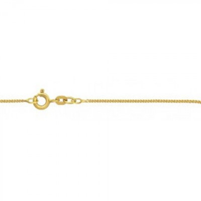 8 karaat huis juwelen Schakelketting gourmette 42CM.