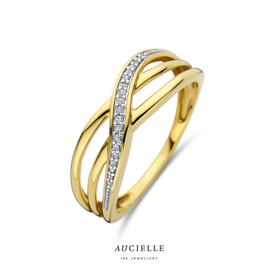 Aucielle ring 18 karaat MET DIAMANT AR0137D