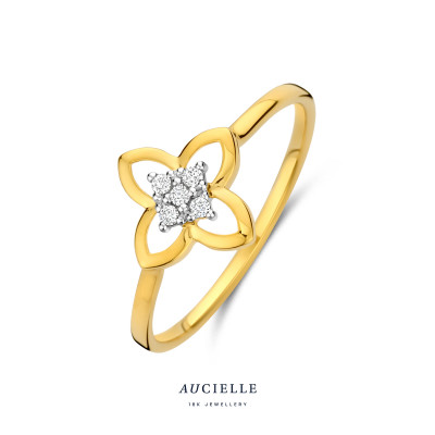 Aucielle ring 18 karaat MET DIAMANT AR0144D