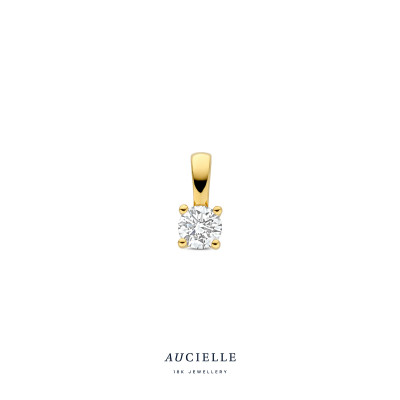 18 karaat hanger met Lab Diamond 0.30 ct aH9000a