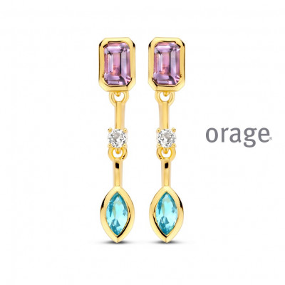 Orage Oorringen in plaque BB004