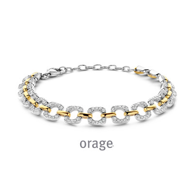 Orage Armband in zilver BB054