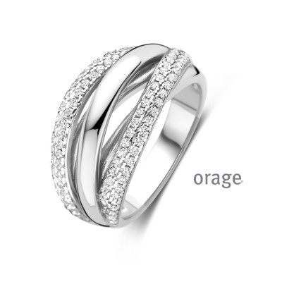 Orage Dames ring zilver BB053