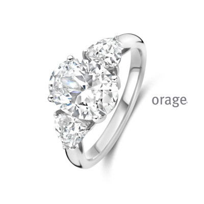 Orage Dames ring zilver BB023