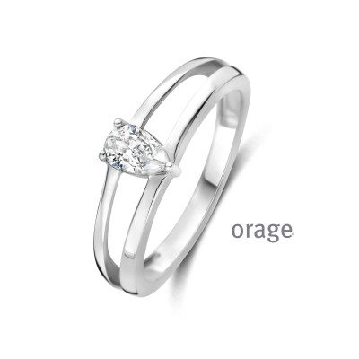 Orage Dames ring zilver BB047