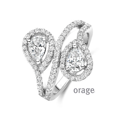 Orage Dames ring zilver BB088