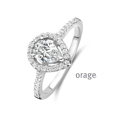 Orage Dames ring zilver BB089