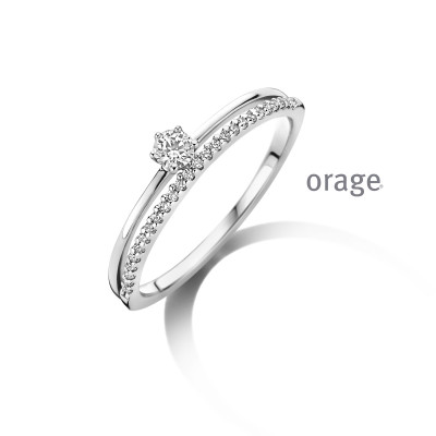 Orage Dames ring zilver BB169