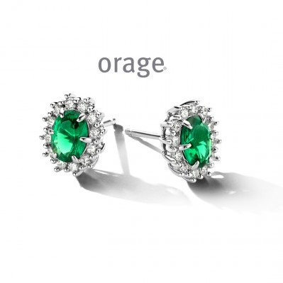 Orage Oorringen in zilver as425 Orage Oorringen in zilver as425