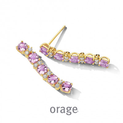 Orage Oorringen in plaque BB017