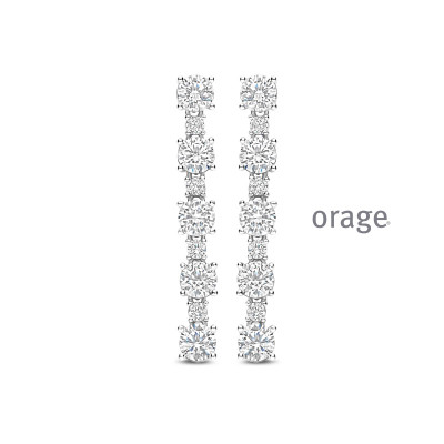 Orage Oorringen in ZILVER BB024
