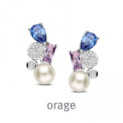 Orage Oorringen in ZILVER BB034